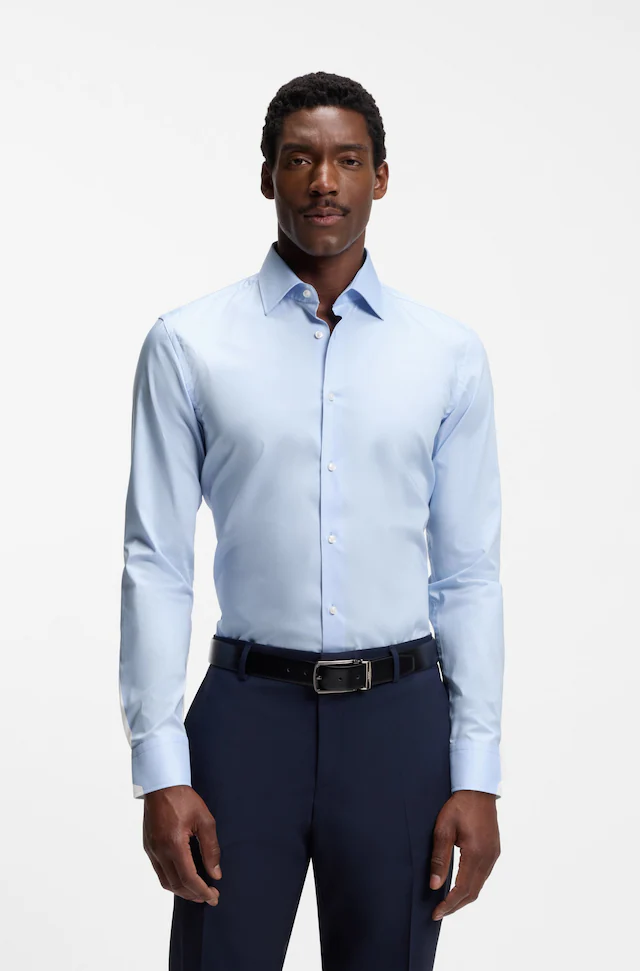 BOSS Businesshemd Kentkragen, Slim Fit, bügelleicht