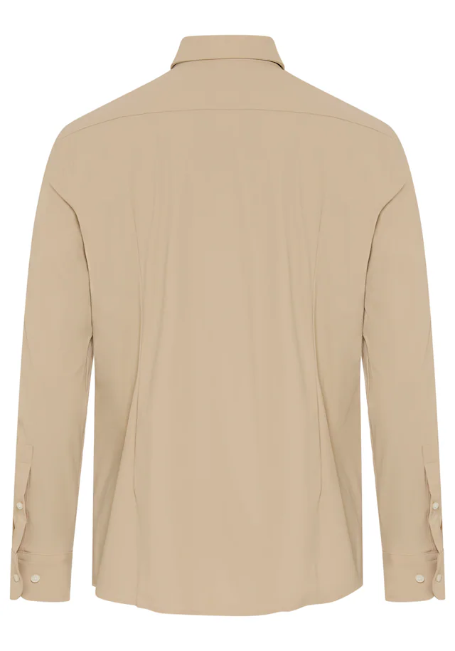 BOSS Langarmhemd »HANK« Kentkragen, Performance-Stretch-Jersey