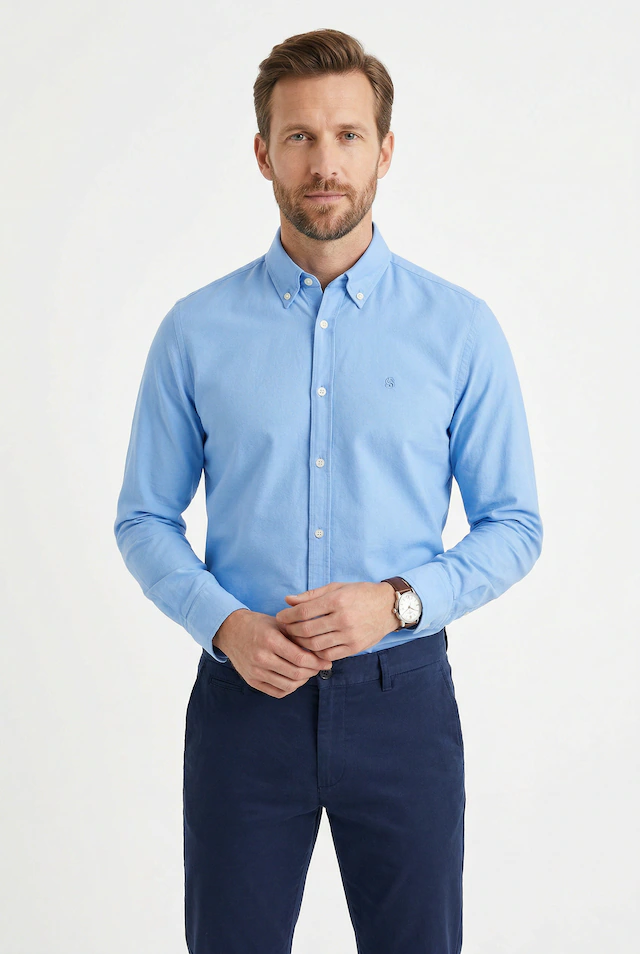 BOSS Businesshemd »ROAN« Langarm, Button-Down-Kragen, slim fit