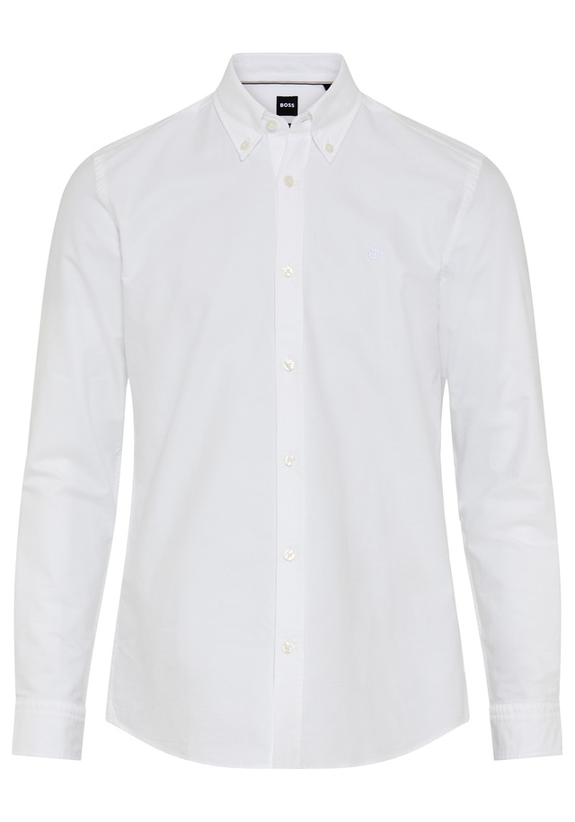 BOSS Businesshemd »ROAN« Langarm, Button-Down-Kragen, slim fit