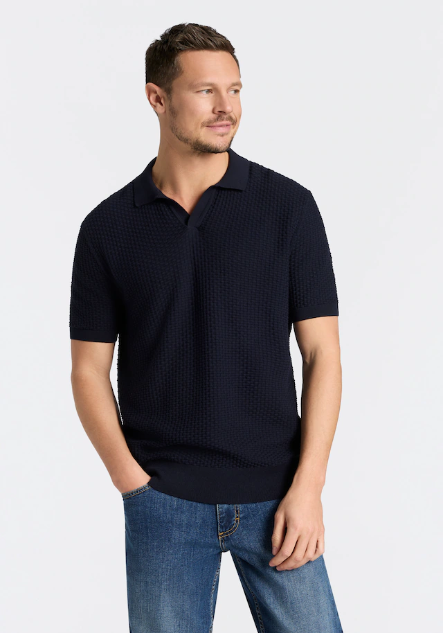 BOSS Kurzarmpullover »H-Natalo« mit Polokragen, regular fit