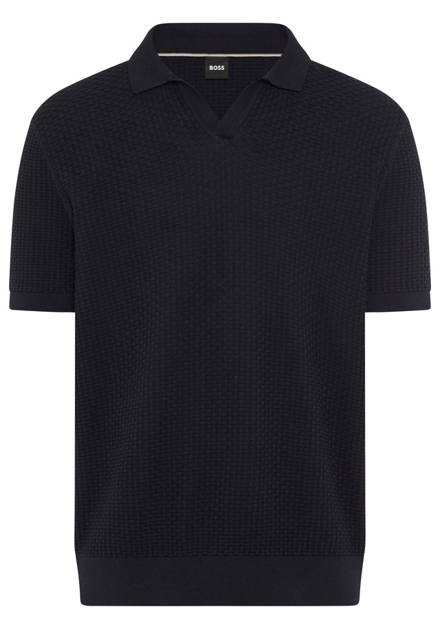 BOSS Kurzarmpullover »H-Natalo« mit Polokragen, regular fit