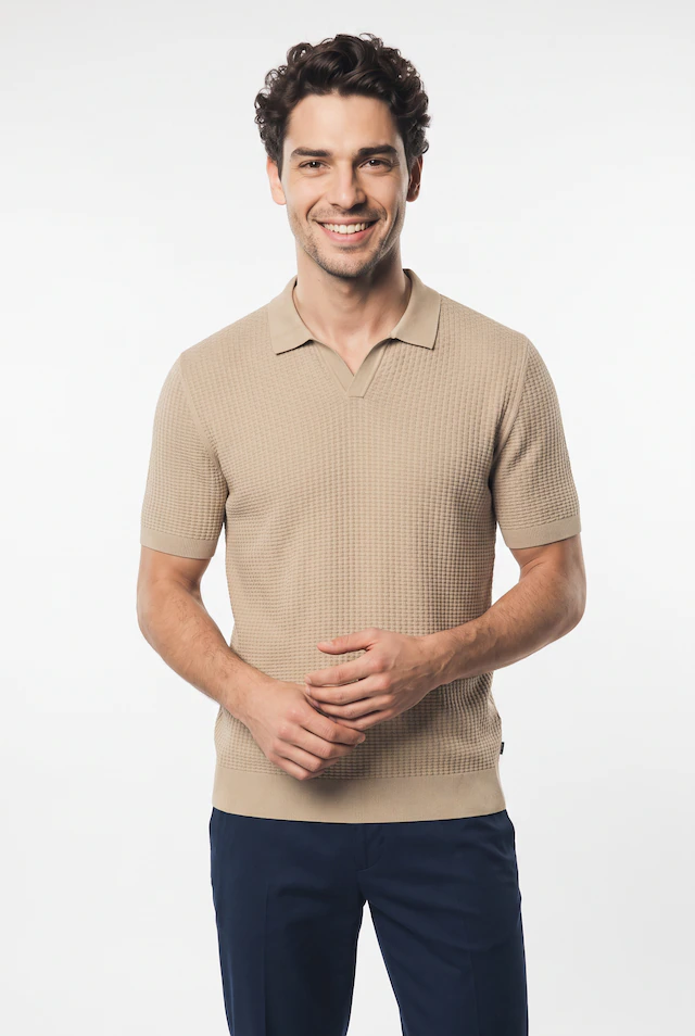 BOSS Kurzarmpullover »H-Natalo« mit Polokragen, regular fit