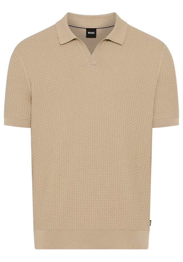 BOSS Kurzarmpullover »H-Natalo« mit Polokragen, regular fit