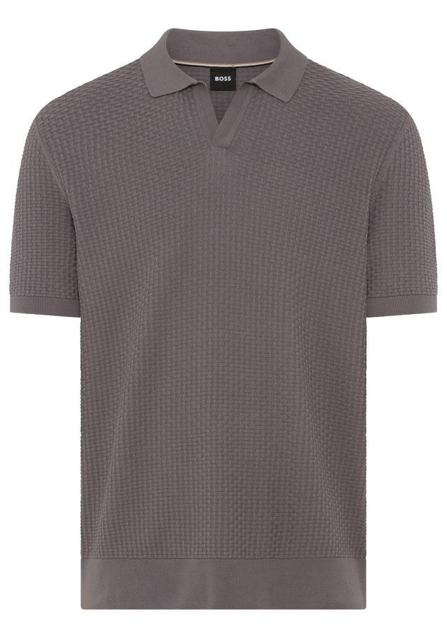 BOSS Kurzarmpullover »H-Natalo« mit Polokragen, regular fit