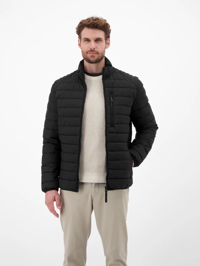 LERROS Steppjacke »Light-Weight Herren Steppjacke« ohne Kapuze Wasserabweisend, atmungsaktiv, Brust- und Seitentaschen, unifarben