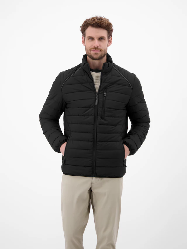 LERROS Steppjacke »Light-Weight Herren Steppjacke« ohne Kapuze Wasserabweisend, atmungsaktiv, Brust- und Seitentaschen, unifarben