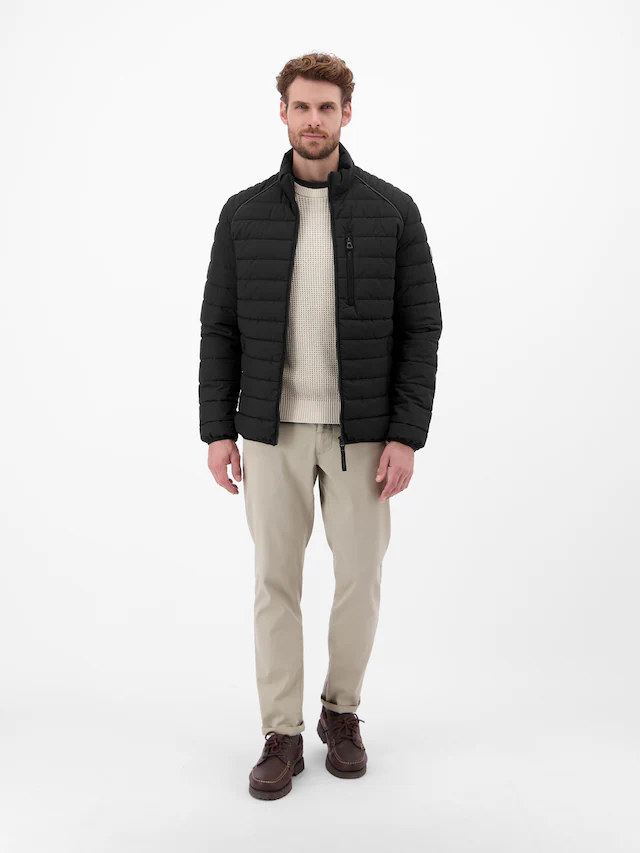 LERROS Steppjacke »Light-Weight Herren Steppjacke« ohne Kapuze Wasserabweisend, atmungsaktiv, Brust- und Seitentaschen, unifarben