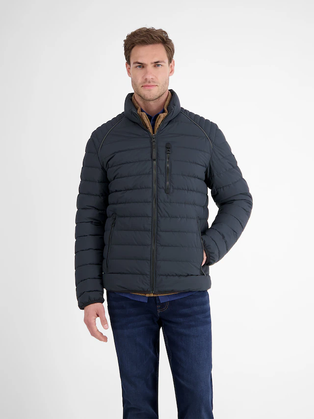 LERROS Steppjacke »Light-Weight Herren Steppjacke« ohne Kapuze Wasserabweisend, atmungsaktiv, Brust- und Seitentaschen, unifarben