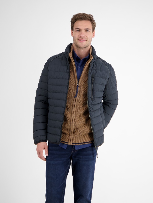 LERROS Steppjacke »Light-Weight Herren Steppjacke« ohne Kapuze Wasserabweisend, atmungsaktiv, Brust- und Seitentaschen, unifarben