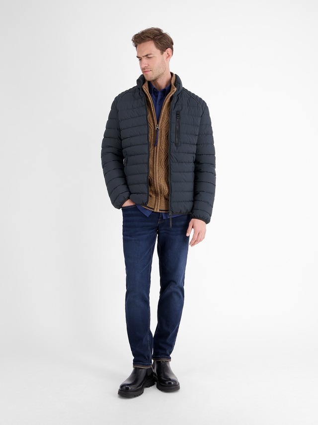LERROS Steppjacke »Light-Weight Herren Steppjacke« ohne Kapuze Wasserabweisend, atmungsaktiv, Brust- und Seitentaschen, unifarben