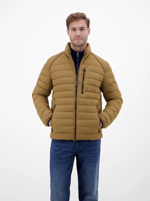 LERROS Steppjacke »Light-Weight Herren Steppjacke« ohne Kapuze Wasserabweisend, atmungsaktiv, Brust- und Seitentaschen, unifarben