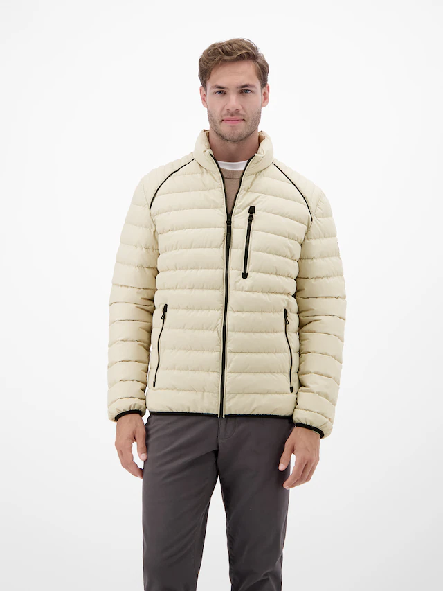 LERROS Steppjacke »Light-Weight Herren Steppjacke« ohne Kapuze Wasserabweisend, atmungsaktiv, Brust- und Seitentaschen, unifarben