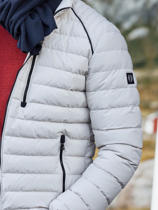 LERROS Steppjacke »Light-Weight Herren Steppjacke« ohne Kapuze Wasserabweisend, atmungsaktiv, Brust- und Seitentaschen, unifarben