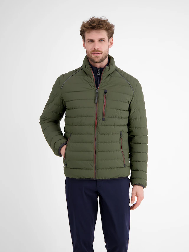 LERROS Steppjacke »Light-Weight Herren Steppjacke« ohne Kapuze Wasserabweisend, atmungsaktiv, Brust- und Seitentaschen, unifarben