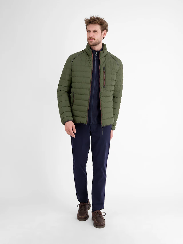LERROS Steppjacke »Light-Weight Herren Steppjacke« ohne Kapuze Wasserabweisend, atmungsaktiv, Brust- und Seitentaschen, unifarben