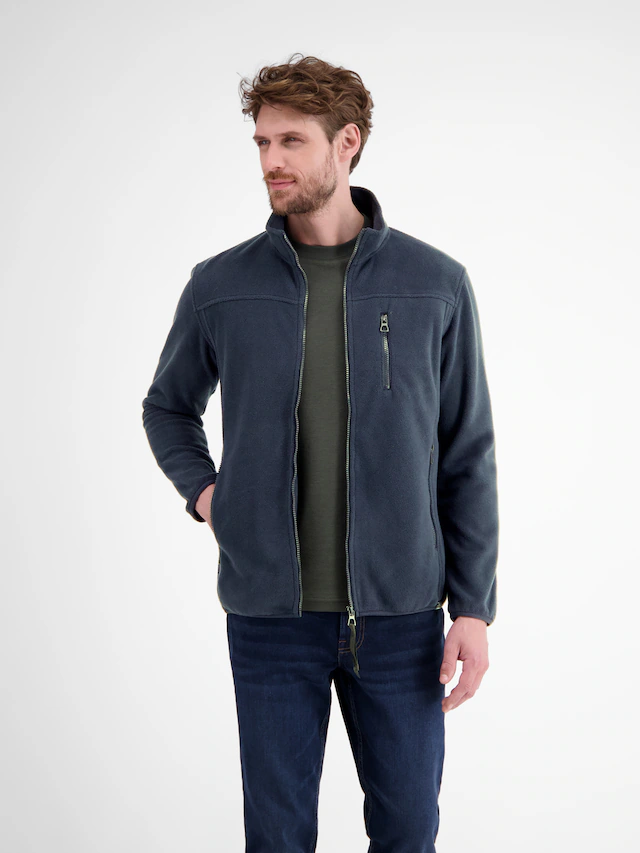 LERROS Sweatjacke »Polar-Fleece Jacke, sportiv«