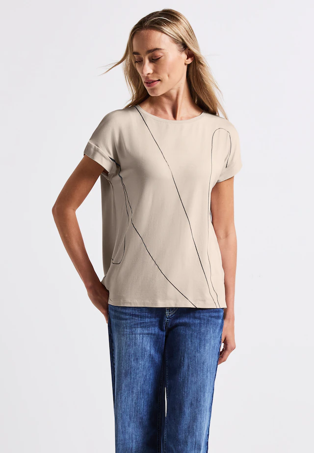 STREET ONE T-Shirt aus softer Viskose