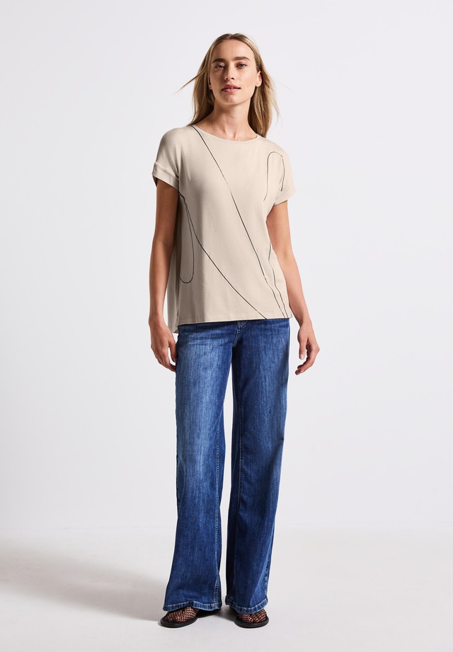 STREET ONE T-Shirt aus softer Viskose