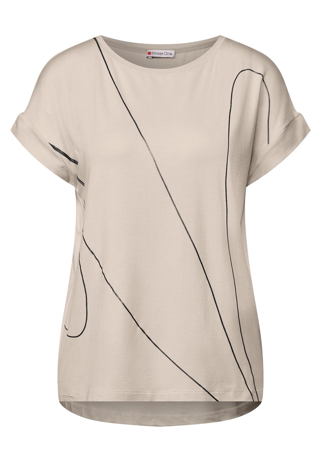 STREET ONE T-Shirt aus softer Viskose
