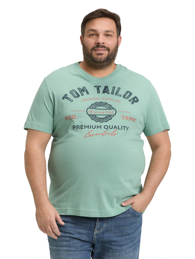 TOM TAILOR PLUS T-Shirt mit Logo-Print