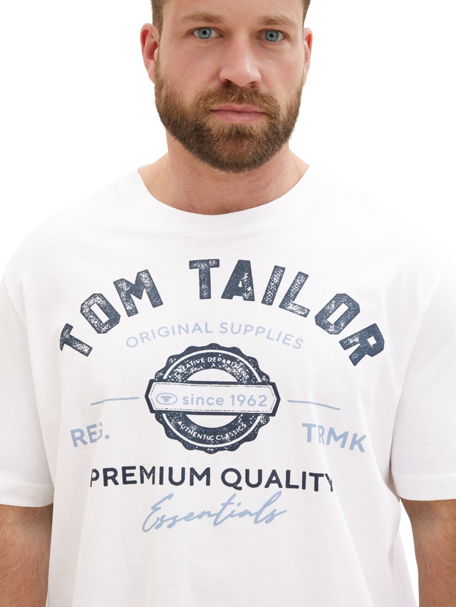 TOM TAILOR PLUS T-Shirt mit Logo-Print