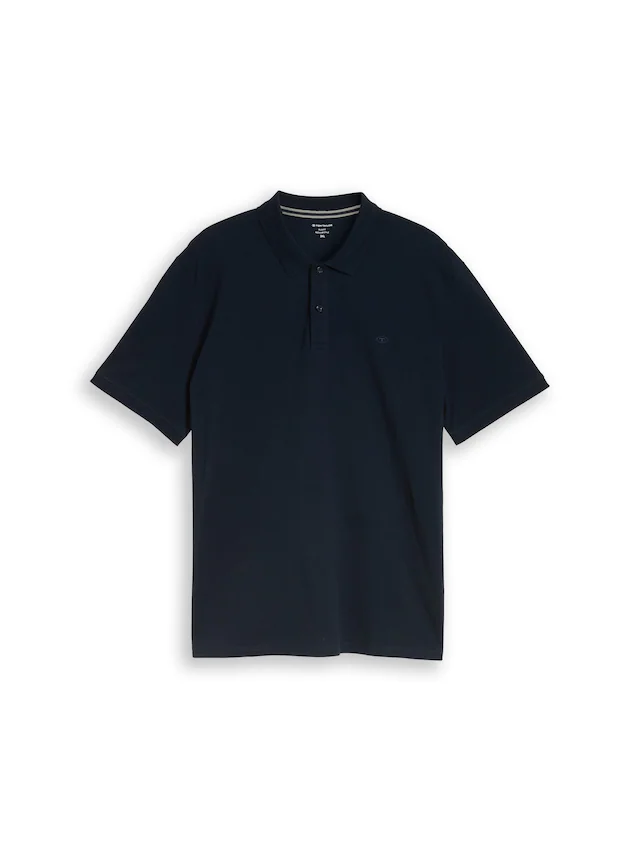 TOM TAILOR PLUS Poloshirt mit Logo-Stickerei - Große Größen