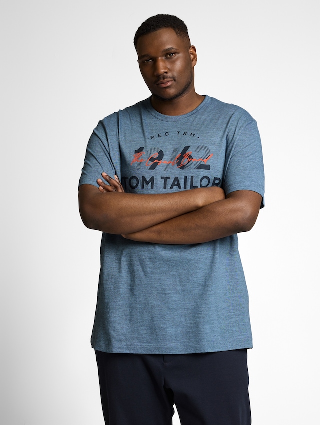 TOM TAILOR PLUS T-Shirt mit Logo Print