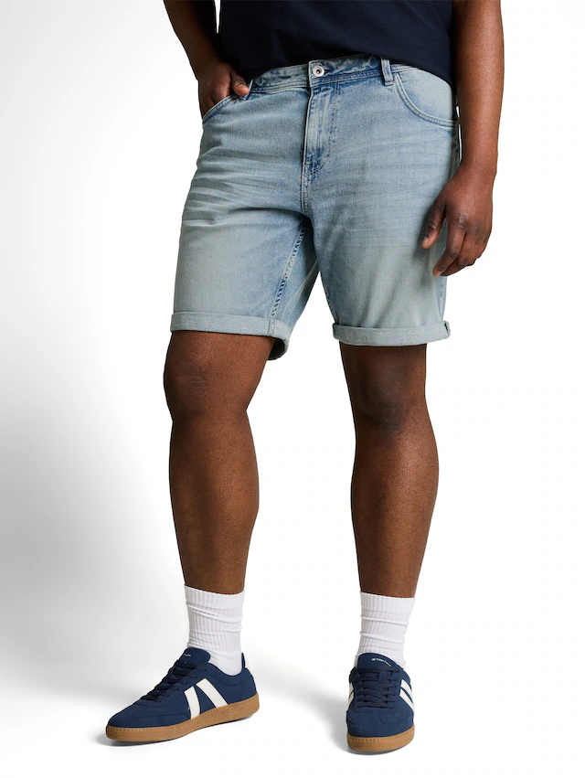 TOM TAILOR PLUS Jeansshorts im 5-Pocket-Sytel - Große Größen