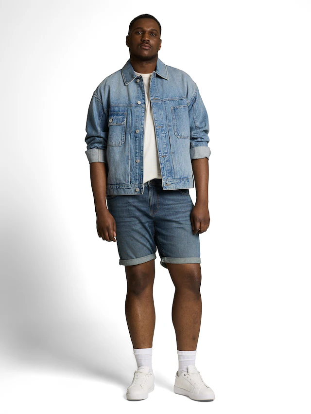 TOM TAILOR PLUS Jeansshorts im 5-Pocket-Sytel - Große Größen