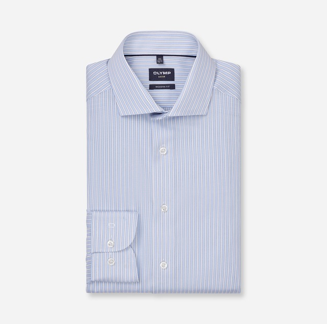 OLYMP Langarmhemd »Luxor« modern fit, Royal -Kentkragen, Businesshemd