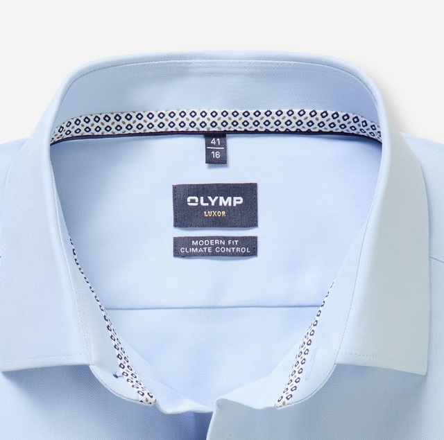 OLYMP Langarmhemd »Luxor« Businesshemd, modern fit, New Kentkragen, Climate Control