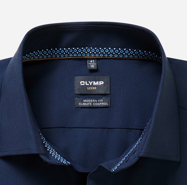 OLYMP Langarmhemd »Luxor« Businesshemd, modern fit, New Kentkragen, Climate Control