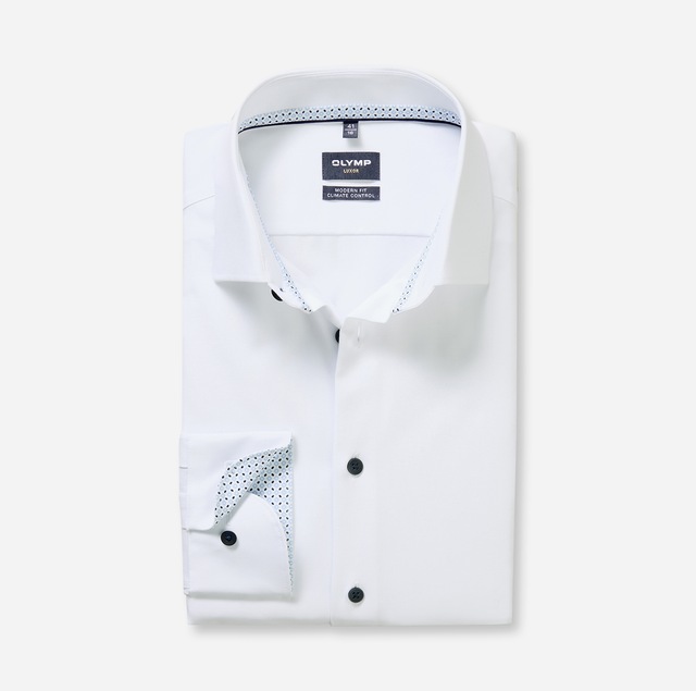OLYMP Langarmhemd »Luxor« Businesshemd, modern fit, New Kentkragen, Climate Control