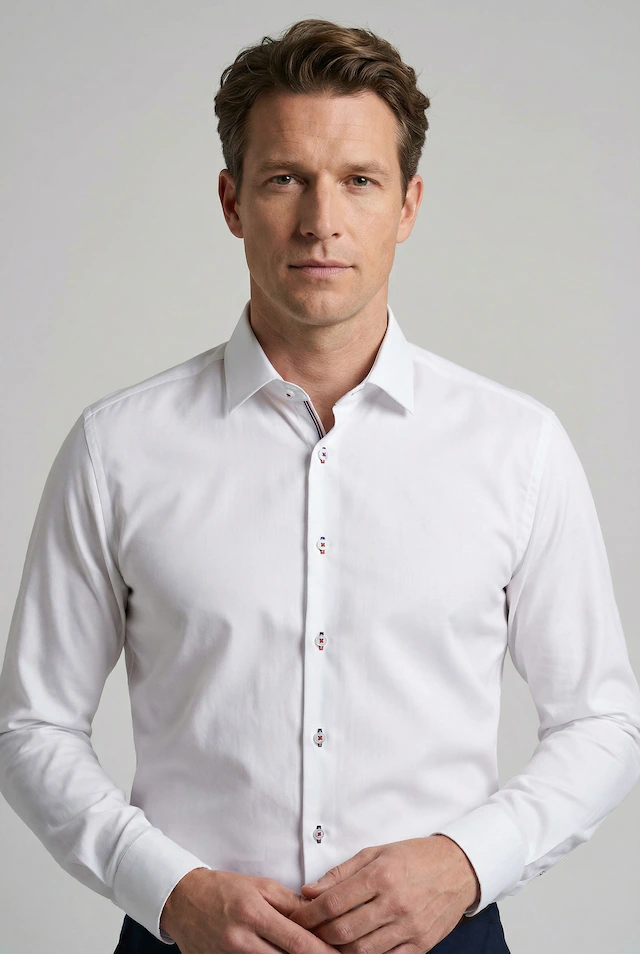 OLYMP Langarmhemd »No 6 six« super slim, Kentkragen, Businesshemd