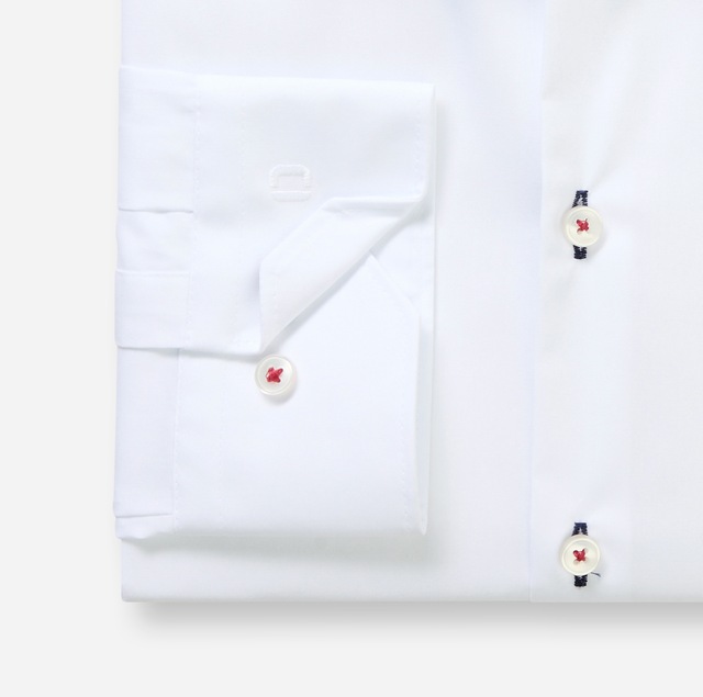 OLYMP Langarmhemd »No 6 six« super slim, Kentkragen, Businesshemd