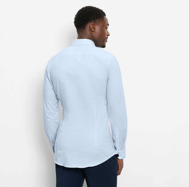 OLYMP Langarmhemd »No 6 six« super slim, Kentkragen, Businesshemd