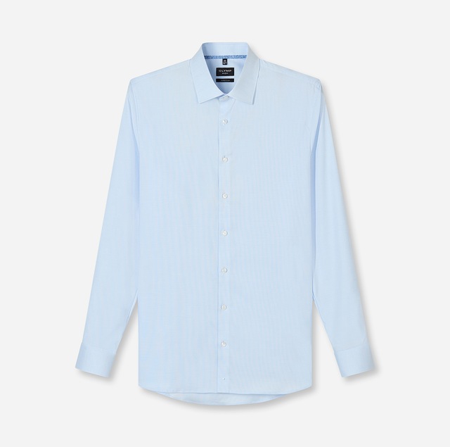 OLYMP Langarmhemd »No 6 six« super slim, Kentkragen, Businesshemd