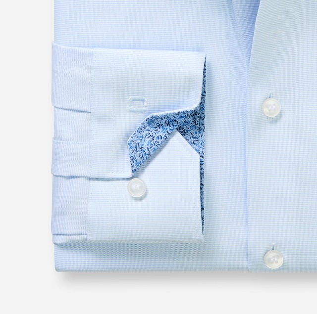 OLYMP Langarmhemd »No 6 six« super slim, Kentkragen, Businesshemd