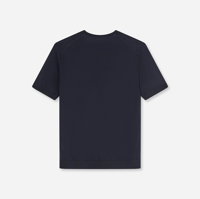 OLYMP T-Shirt Rundhals, Strick, normale Passform