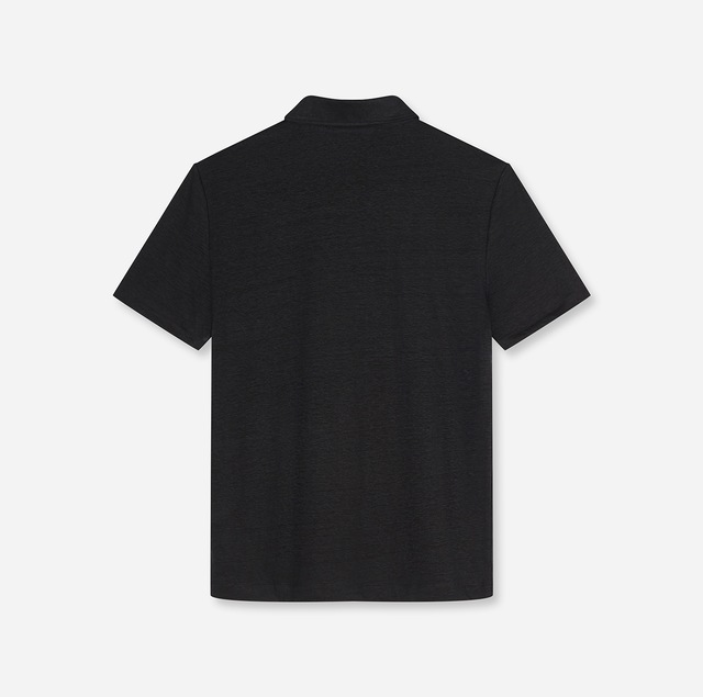 OLYMP Poloshirt aus hochwertigem Leinen, unifarben