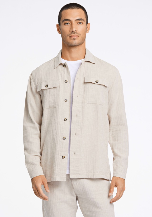 LINDBERGH Hemdjacke ohne Kapuze mit Knopfleiste