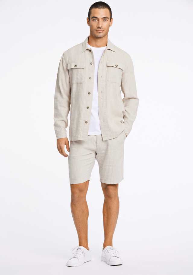 LINDBERGH Hemdjacke ohne Kapuze mit Knopfleiste