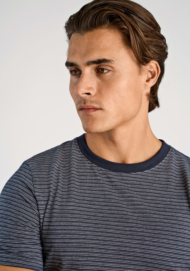 LINDBERGH Rundhalsshirt mit feiner Struktur