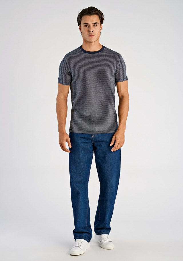 LINDBERGH Rundhalsshirt mit feiner Struktur