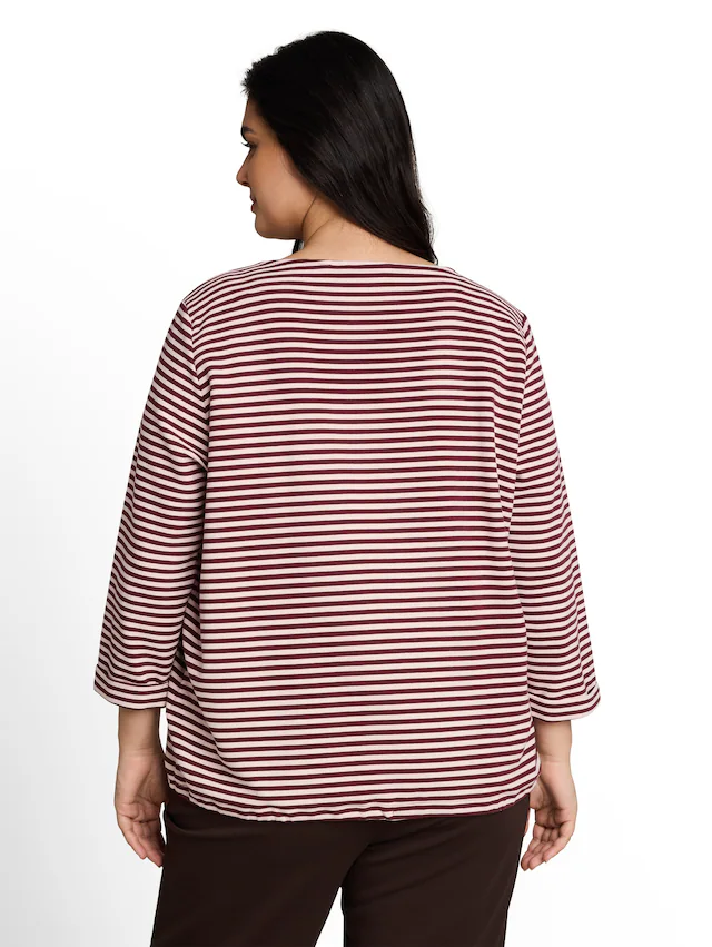 TOM TAILOR PLUS T-Shirt »TTP T-Shirt« mit Streifen Muster