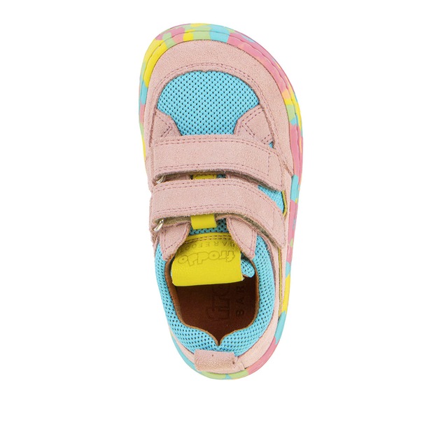 froddo® Barfußschuh »BAREFOOT BAZE« Klettschuh, Sneaker, Freizeitschuh mit bunter Laufsohle