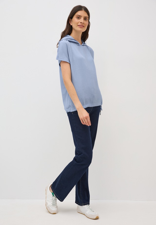 Cecil Kapuzenshirt aus softem Materialmix