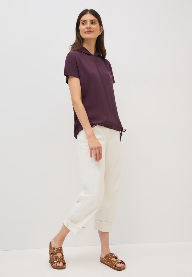 Cecil Kapuzenshirt aus softem Materialmix