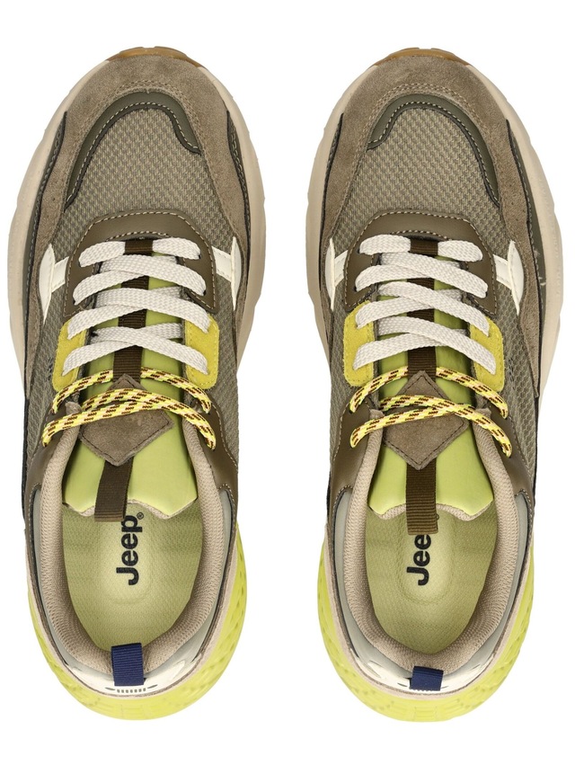 Jeep Sneaker »Jeep Sneaker Lederimitat/Textil«